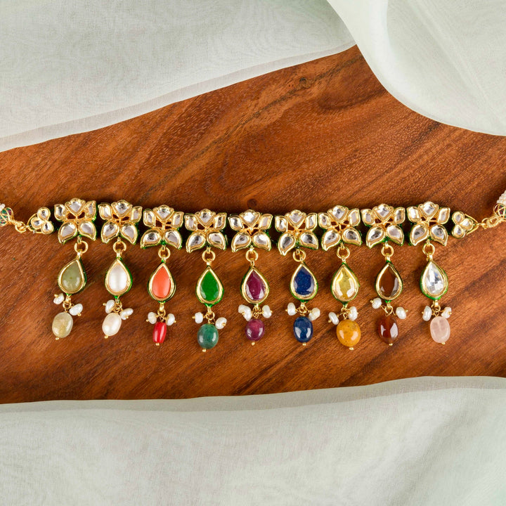 Shefali Navratan Choker Set