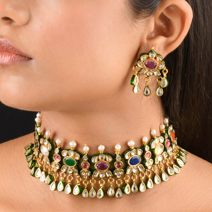 Namya Navratan Choker Set