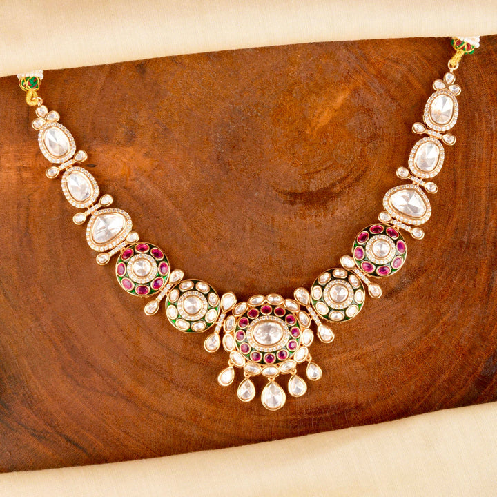 Eshal Polki Necklace Set