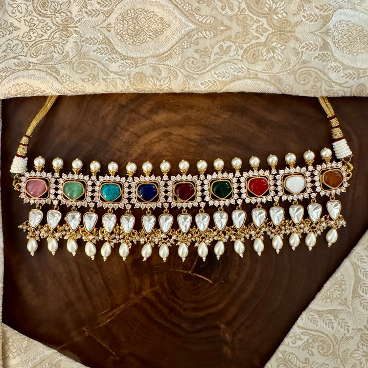 Begum Navratan Choker Set