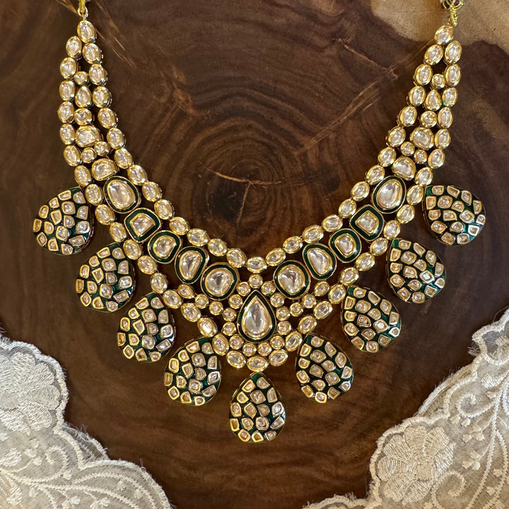 Keyana Polki Necklace Set