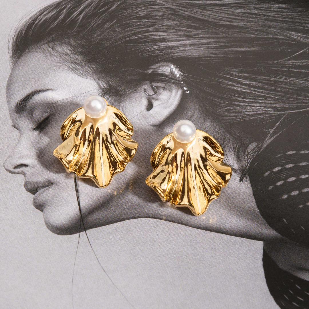 Retro Leaf Earrings