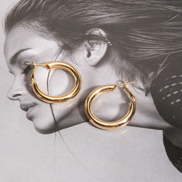 Aster Plain Hoops