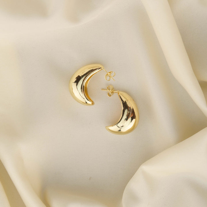 Spice Half Moon Studs