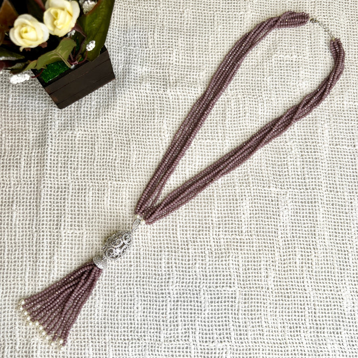 Hazel Egg-tassel Necklace