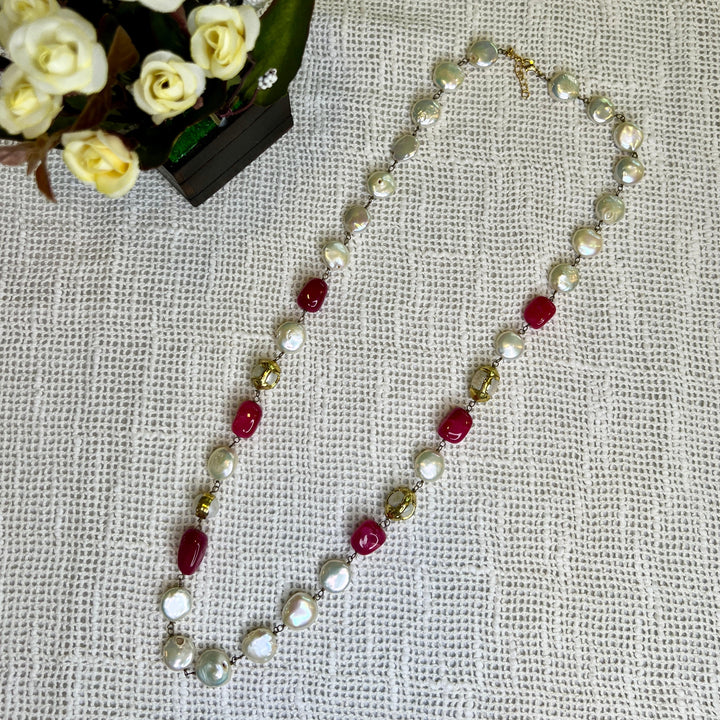 Natalie Pearl Necklace