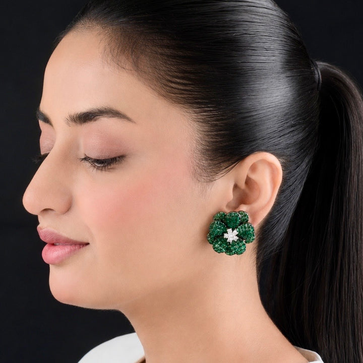 Zoey Flower Studs