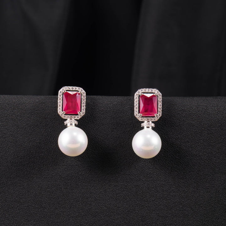 Celine Diamond and Pearl Studs