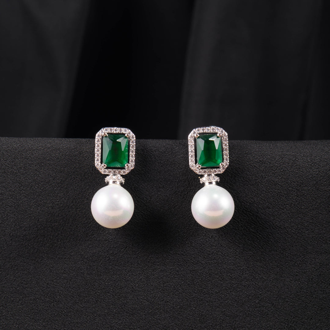 Celine Diamond and Pearl Studs