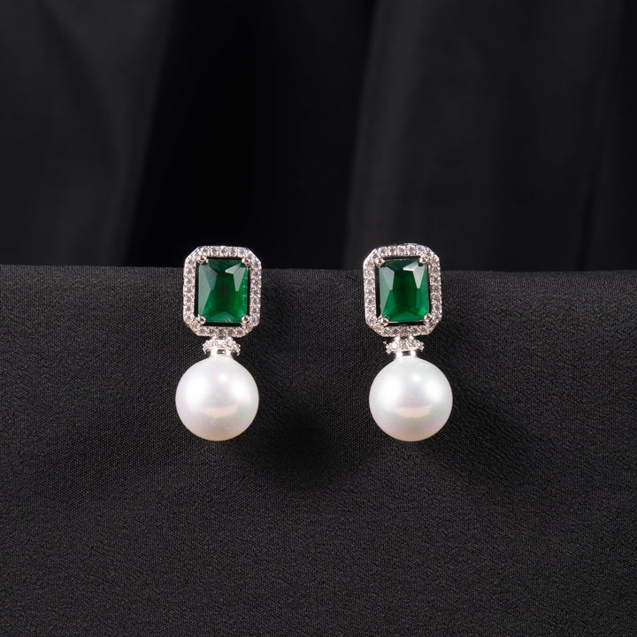 Celine Diamond and Pearl Studs