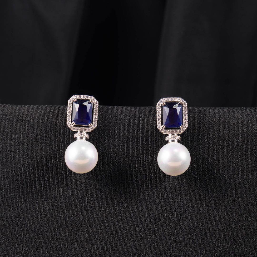Celine Diamond and Pearl Studs