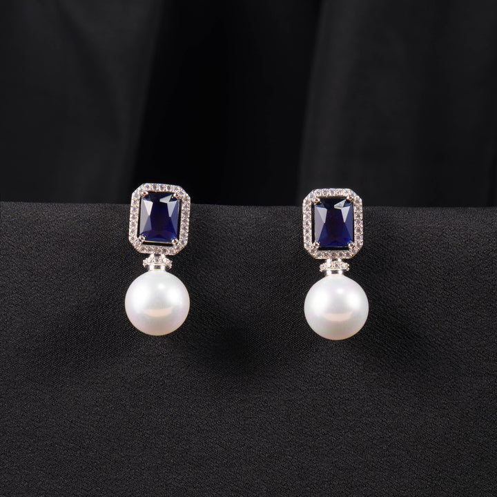 Celine Diamond and Pearl Studs