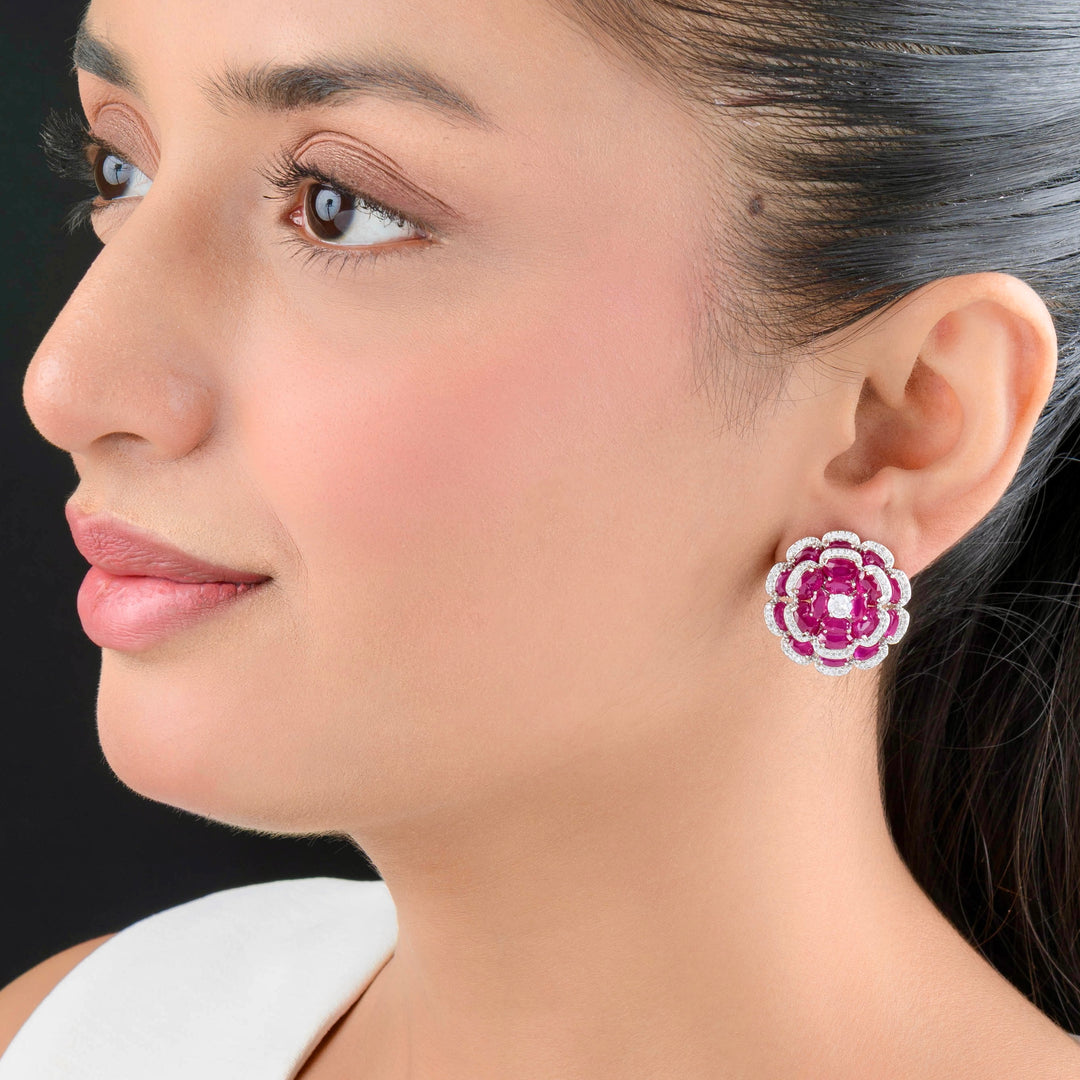 Rosalie Diamond Studs