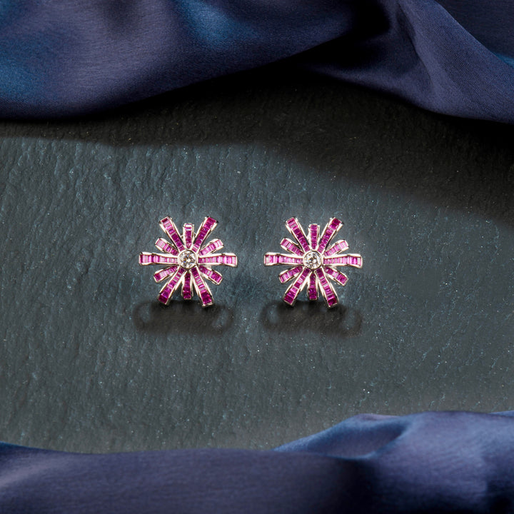 August Diamond Studs