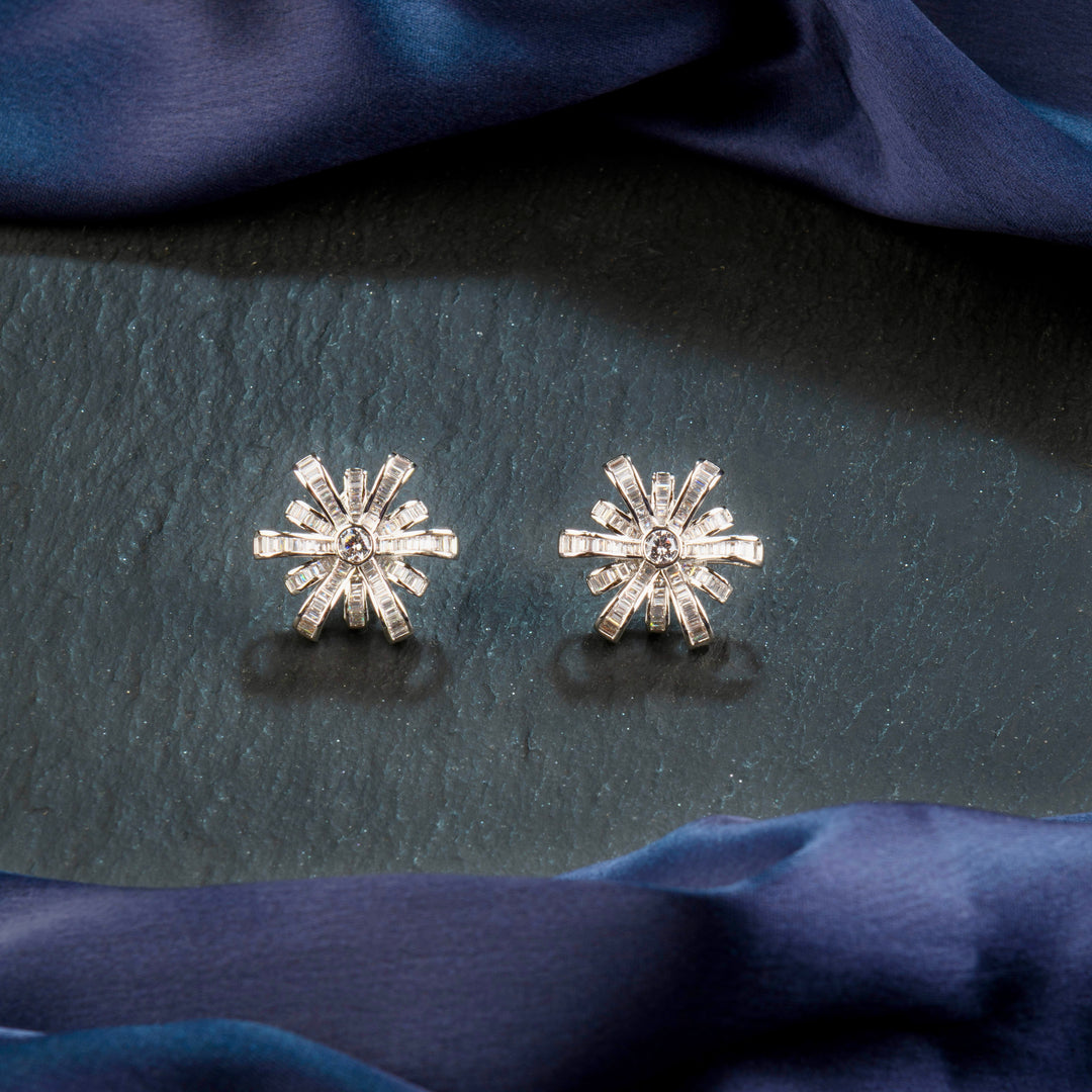 August Diamond Studs