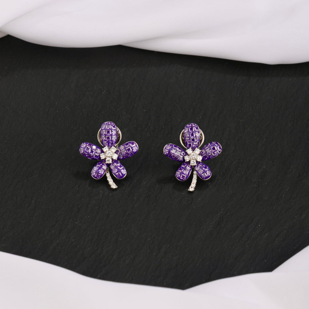 Anne Flower Studs
