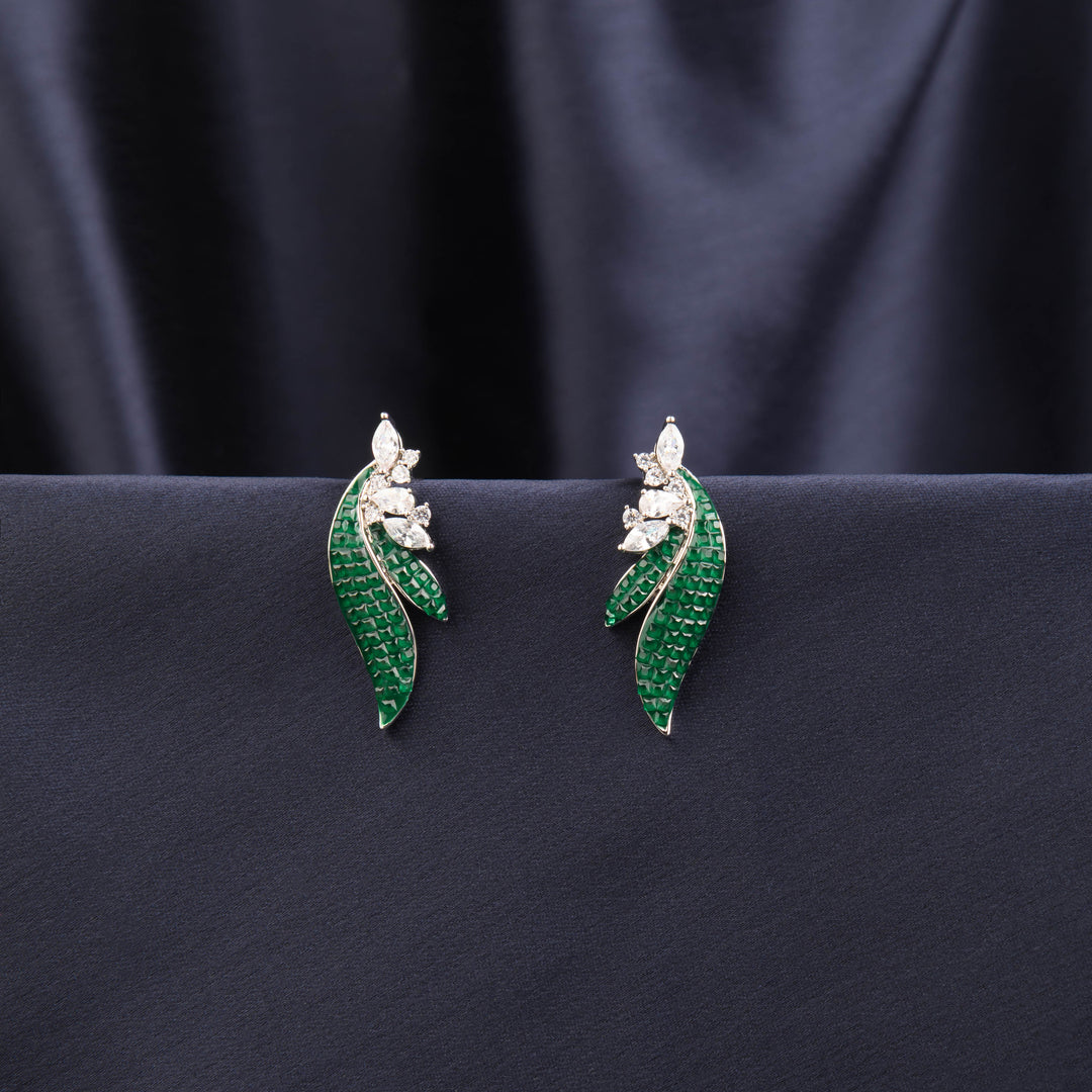 Sage Diamond Earrings