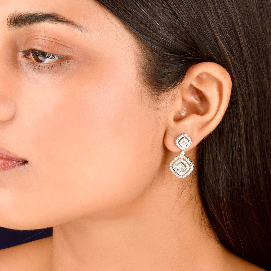 Eliza Diamond Earrings