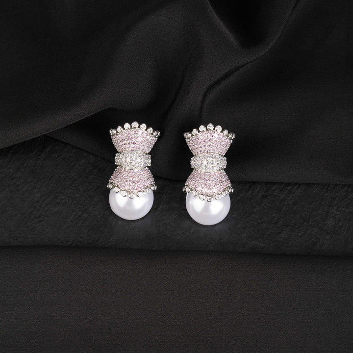 Amelie Diamond and Pearl Studs