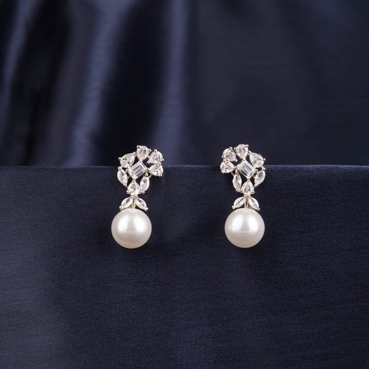 Arina Diamond and Pearl Studs