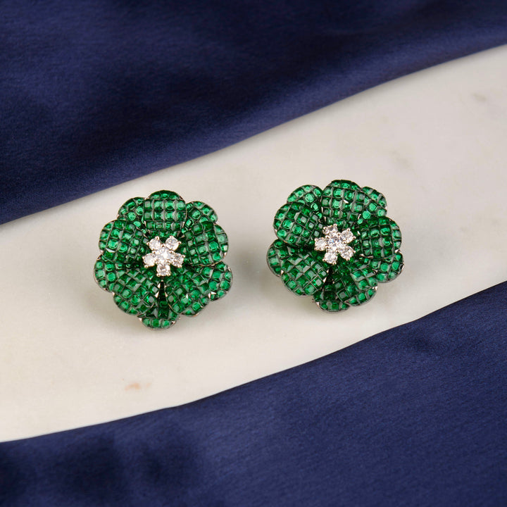 Zoey Flower Studs