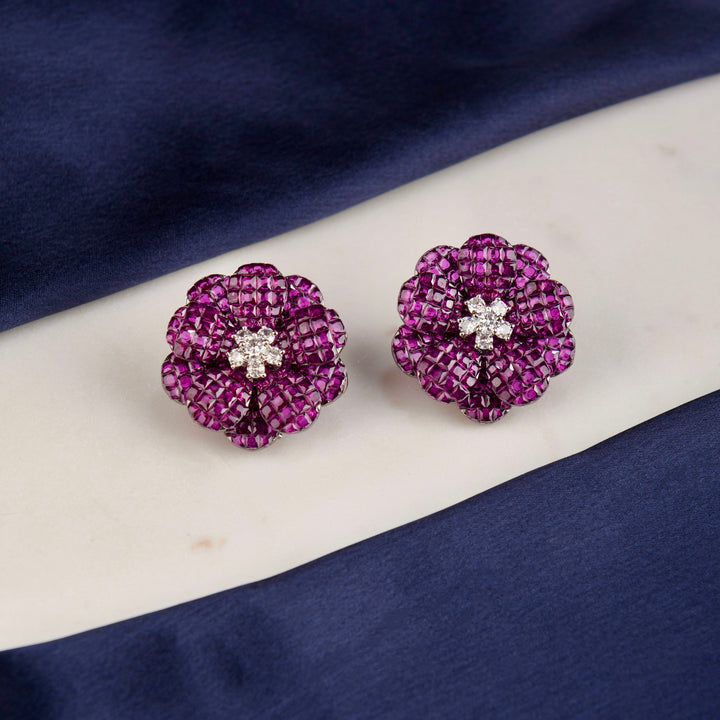 Zoey Flower Studs