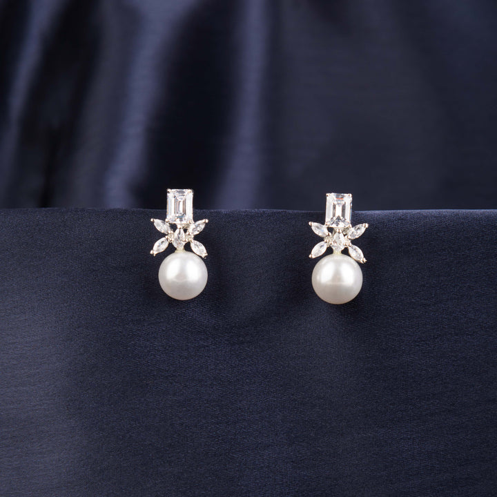 Ariana Diamond and Pearl Studs