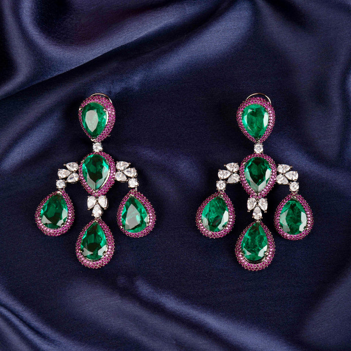 Heli Emerald Earrings