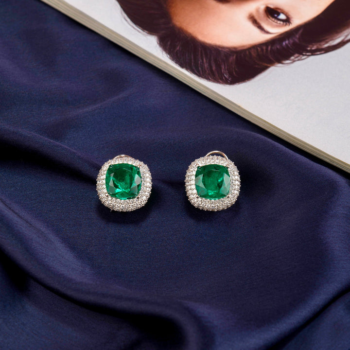 Camryn Emerald Studs