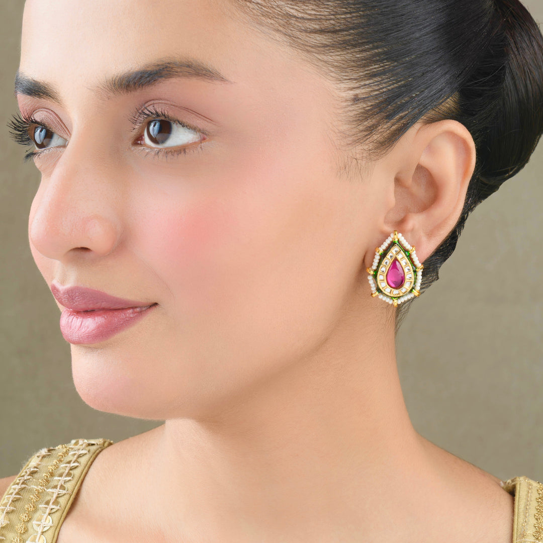 Rajvi Polki Studs