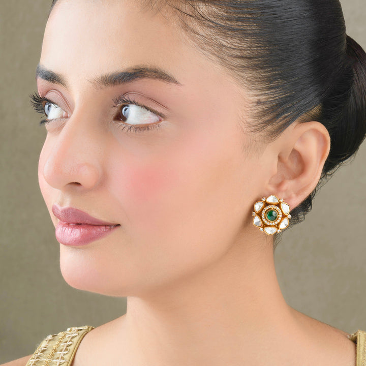 Ahana Polki Studs