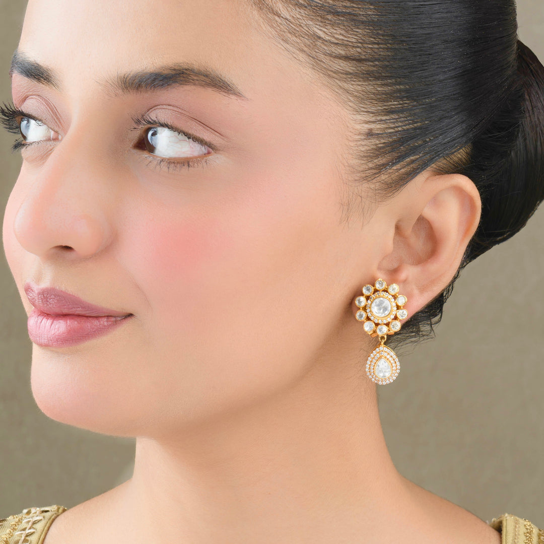 Tavisha Polki Studs