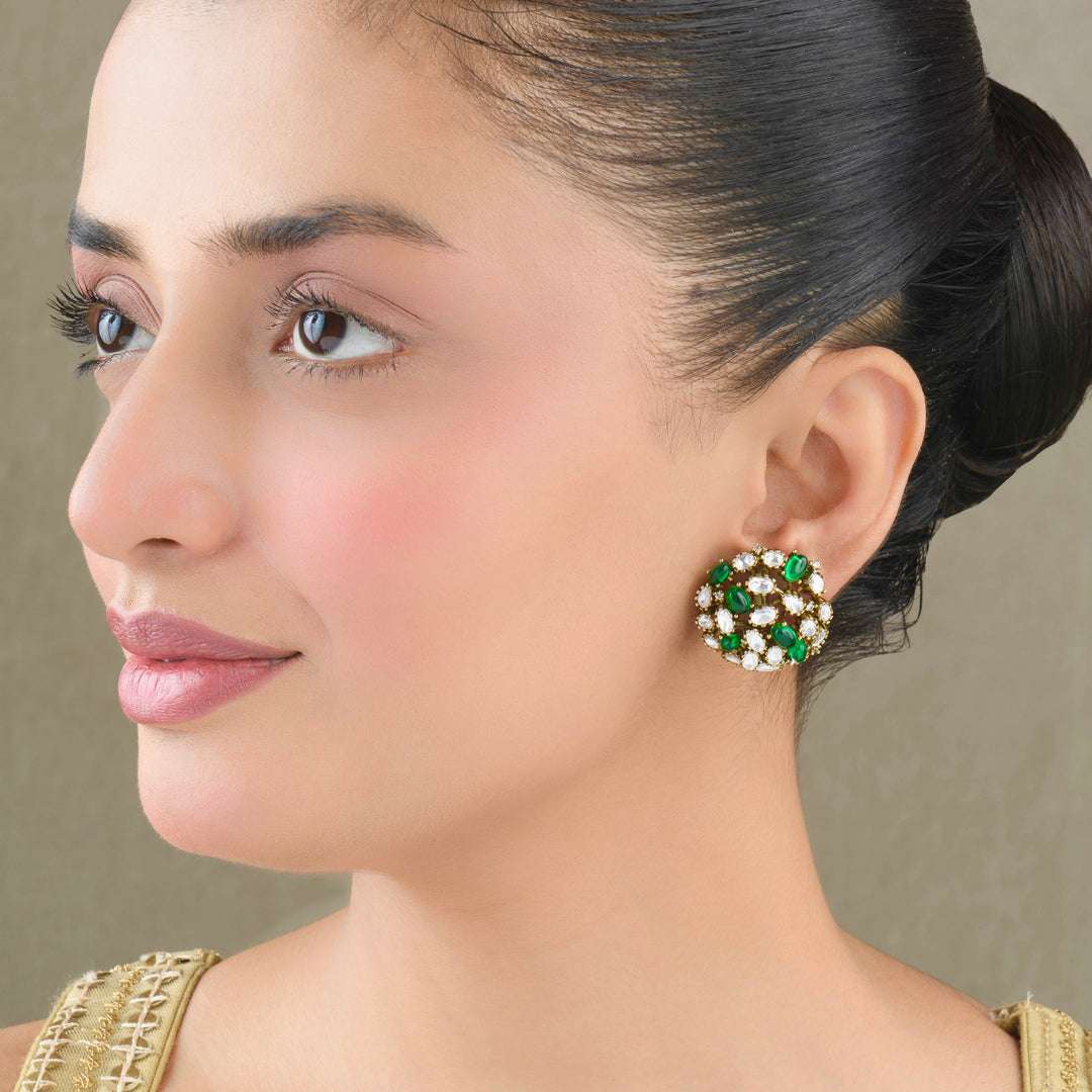 Anaya Polki Studs