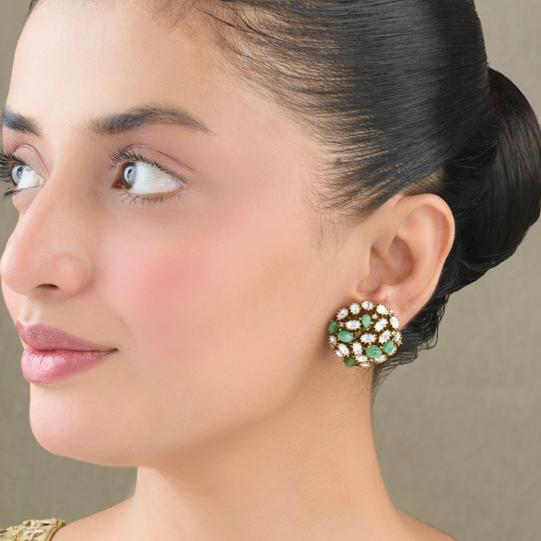 Anaya Polki Studs