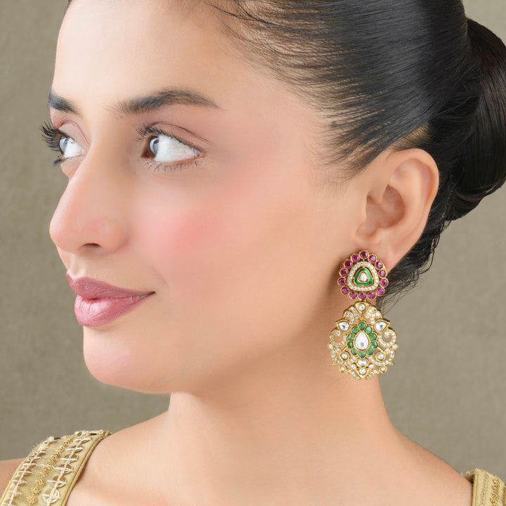 Riha Polki Earrings