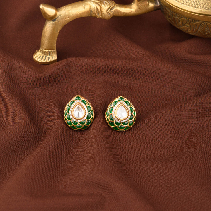 Amaira Polki Studs