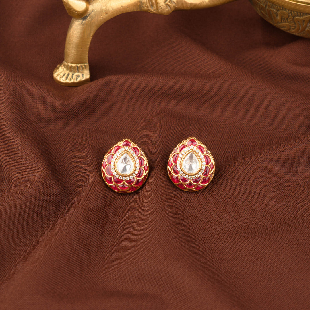 Amaira Polki Studs