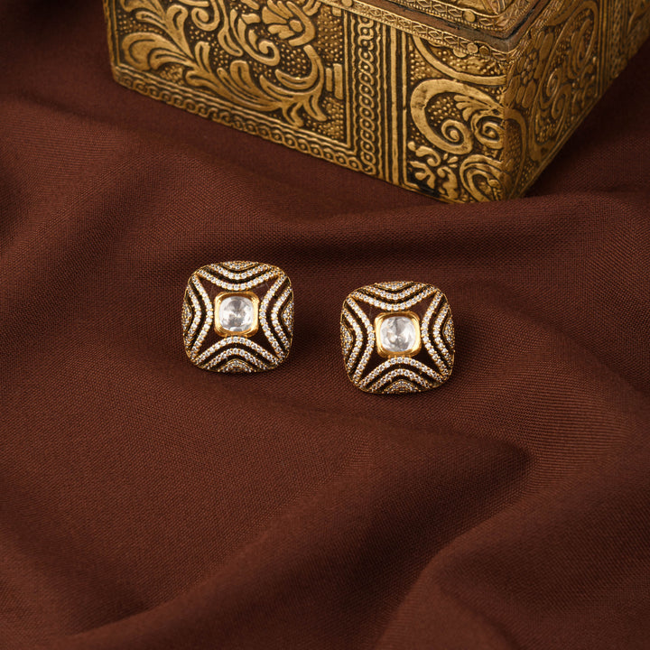 Dami Victorian Polki Studs
