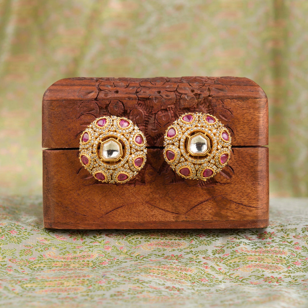 Inaya Polki Studs