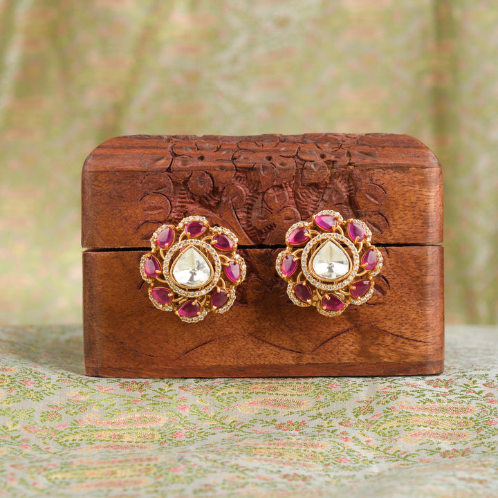 Aafiya Polki Studs