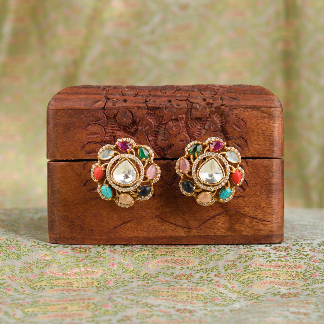 Aafiya Polki Studs