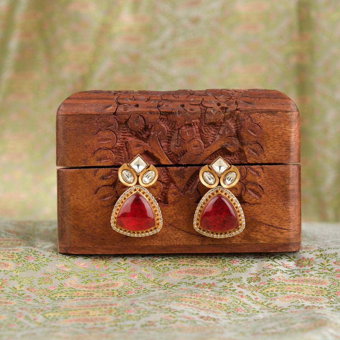 Alysa Polki Earrings