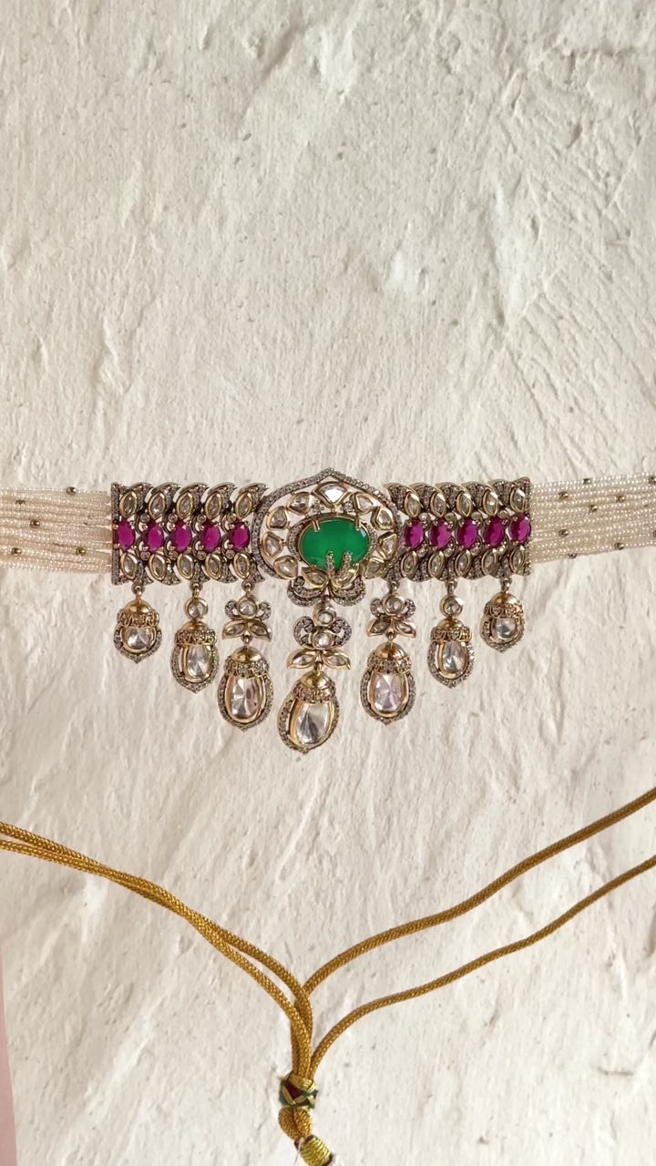 Kaveri Polki Choker Set