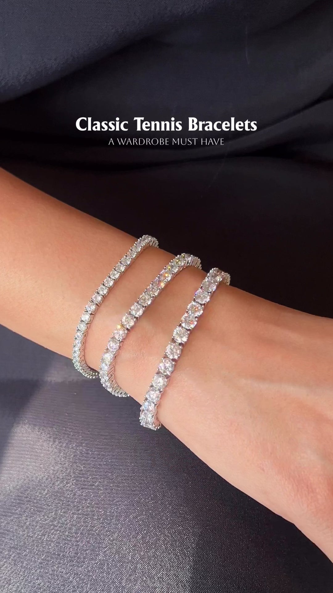 Classic Tennis Bracelet - Diamond size 3 mm