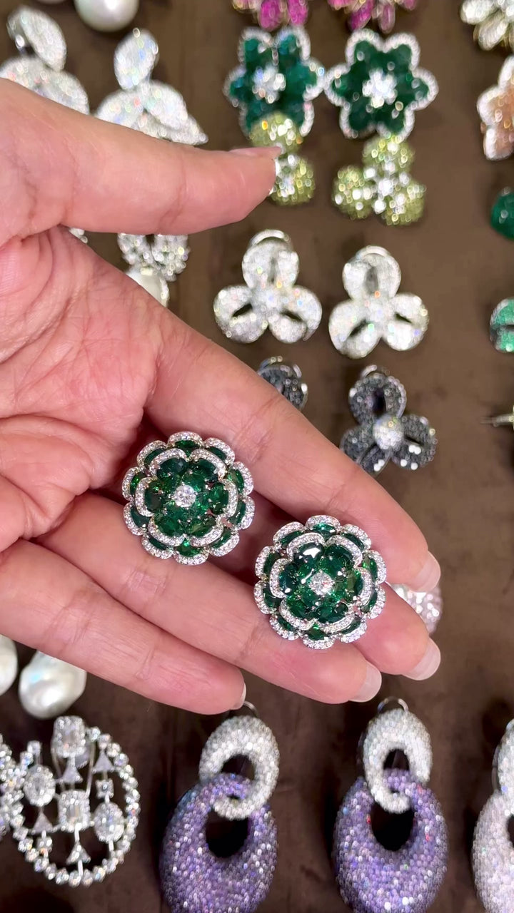 Rosalie Diamond Studs