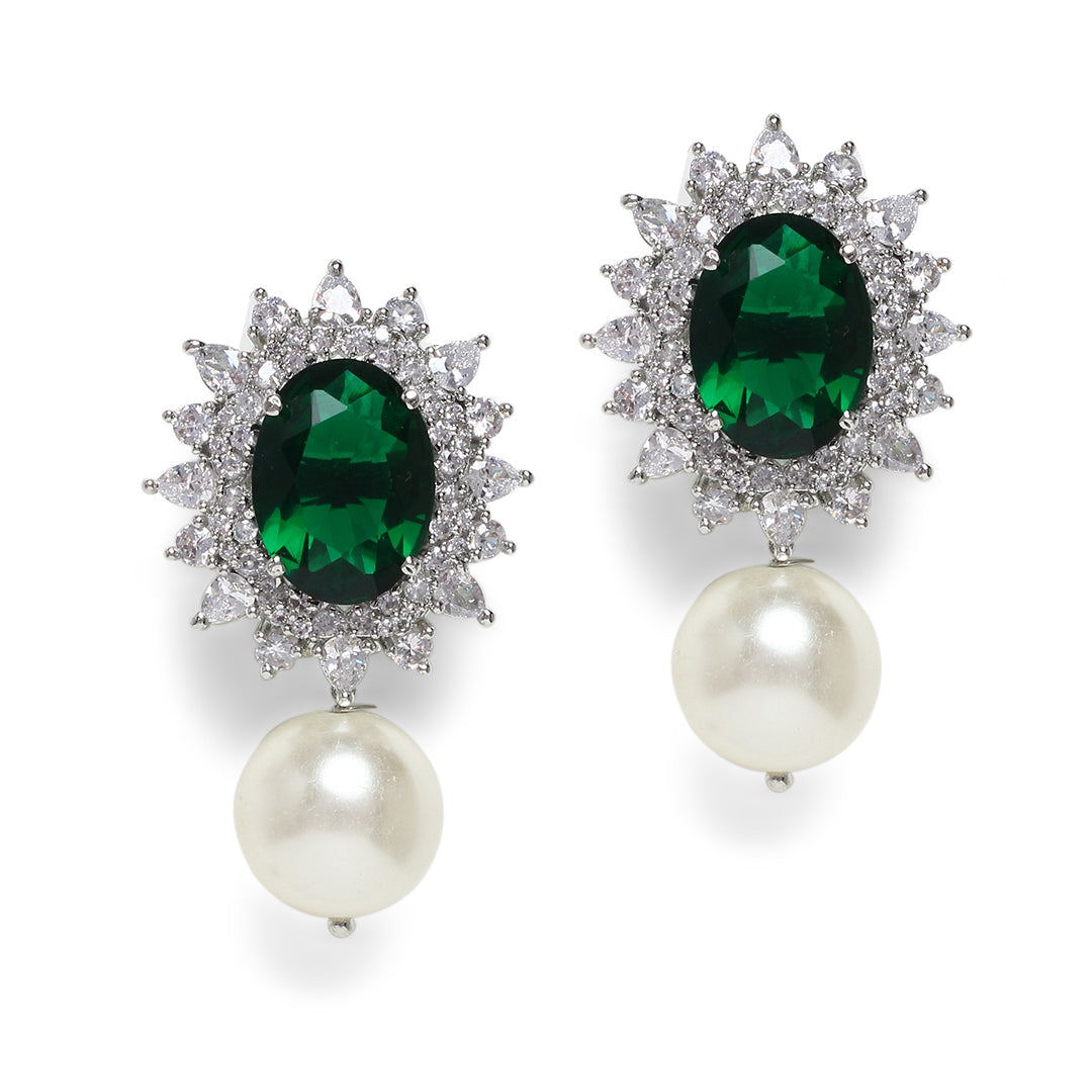 Erina Diamond and Pearl Studs