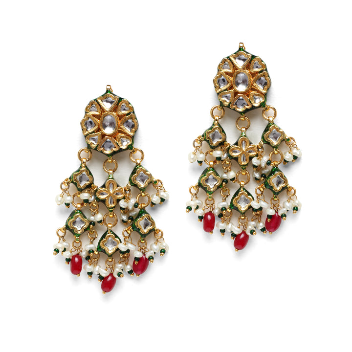 Tamanna Polki and Pearl Earrings