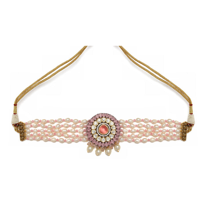 Ruhiya Pearl Choker Set