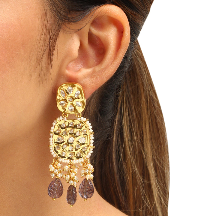 Zabya Polki Earrings