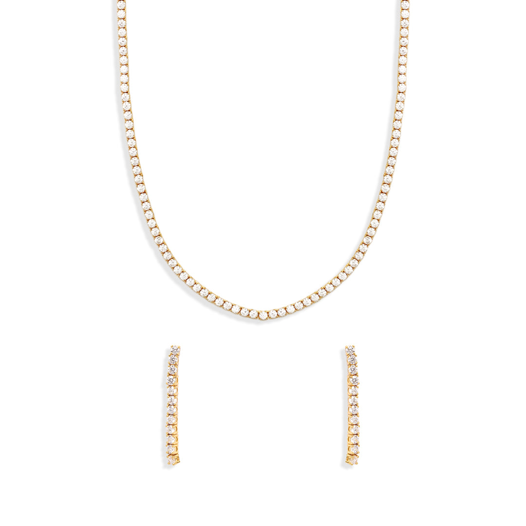 Edina Diamond Necklace Set